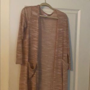 LulaRoe light pink Duster